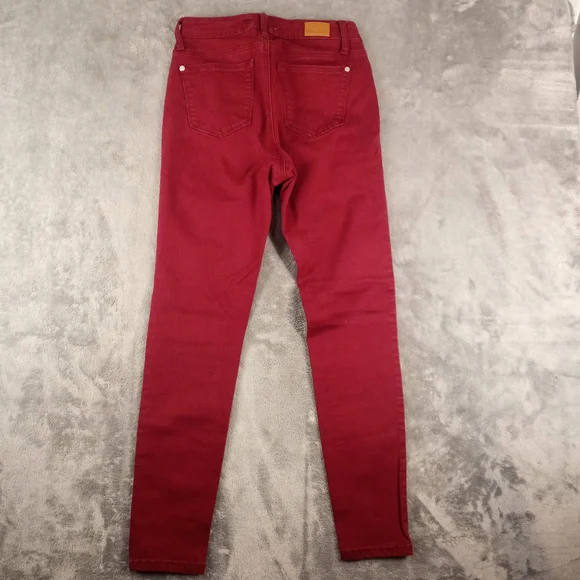 Judy Blue Womens Skinny Fit Red Jeans Size 3/26 - Picture 8 of 14